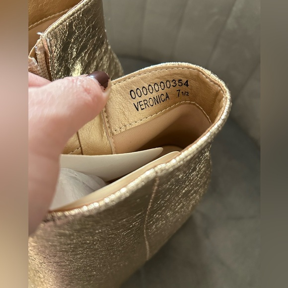 ShuShop Veronica Gold Booties - 7.5 - Shu Shop - Picture 6 of 9